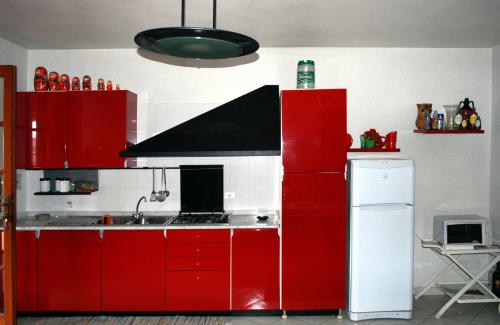 Dapur atau dapur kecil di Appartamento Paradise