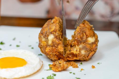 Jídlo v penzionu nebo okolí