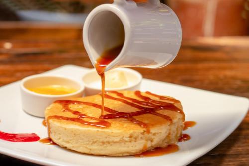 Jídlo v penzionu nebo okolí