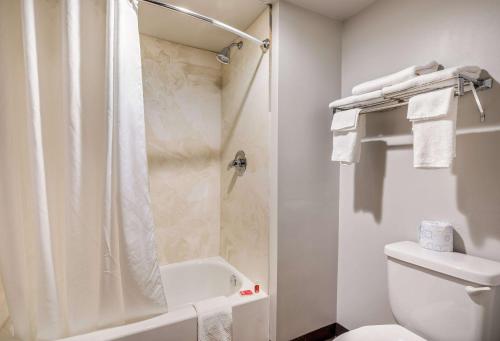 Koupelna v ubytování Econo Lodge Milwaukee Airport