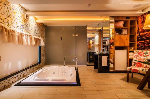 Koupelna v ubytování Gran Motel Dubai