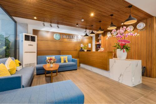 Khu vực ghế ngồi tại Smeraldo Hotel & Apartment