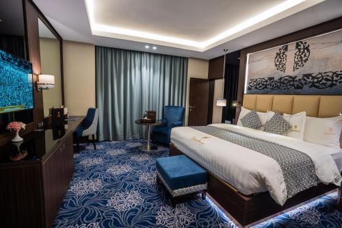 Katil atau katil-katil dalam bilik di Casablanca Hotel Jeddah