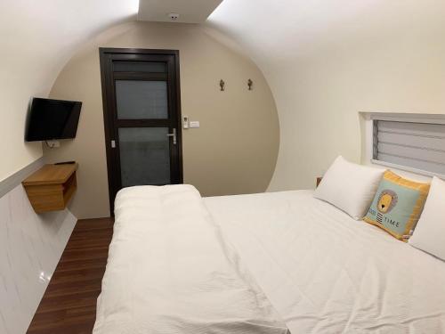 Postel nebo postele na pokoji v ubytování Star & Moon GUEST HOUSE