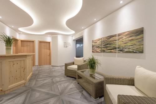 Un lugar para sentarse en Skihotel Haus Gurgl