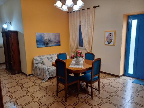 Χώρος καθιστικού στο Casa Blu oltremare