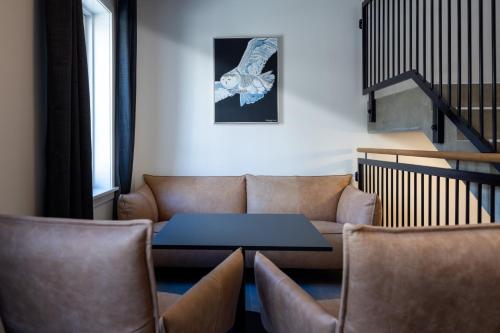 Гостиная зона в Hotel Nordbo