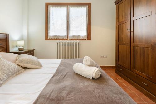 Postel nebo postele na pokoji v ubytování Apartamento naturaleza 2000 4º