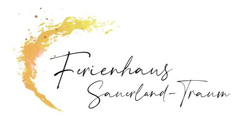 a vector illustration of a golden heart with the words extremelyami summer and winter at Ferienhaus Sauerland - Traum in Winterberg