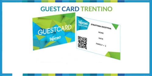 un folleto de formación de tarjetas de huéspedes para una marca de cliente en Domus Fersina, en Trento