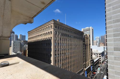 a view of a tall building in a city at Club Donatello in San Francisco