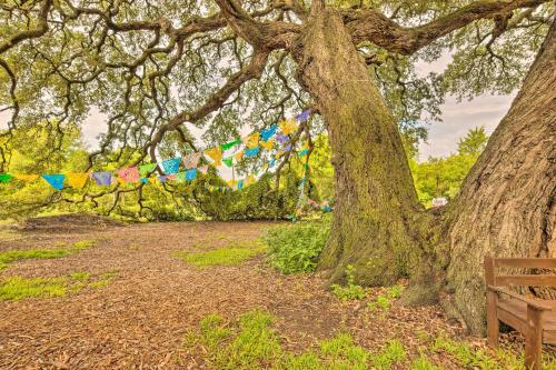 Taman di luar The Gathering Place Brenham Home on 6 Acres
