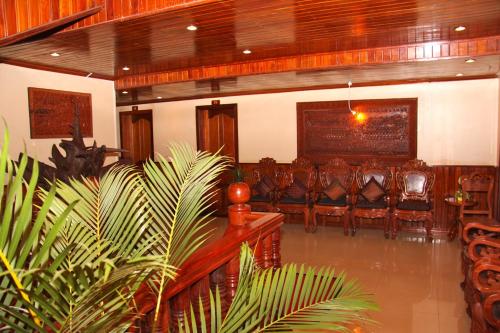 Χώρος καθιστικού στο Shining Angkor Apartment Hotel