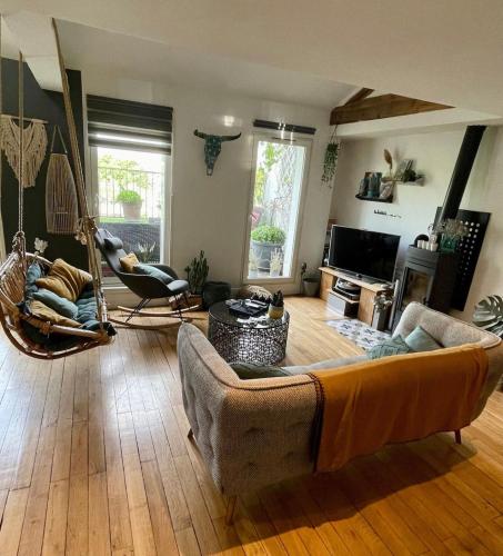 Coeur de Lyon avec Terrasse et Jacuzzi