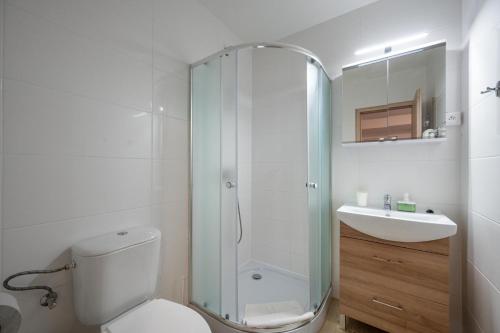 Kylpyhuone majoituspaikassa Apartmany Tereza & free parking