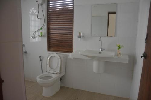 Koupelna v ubytování Green White Double Room