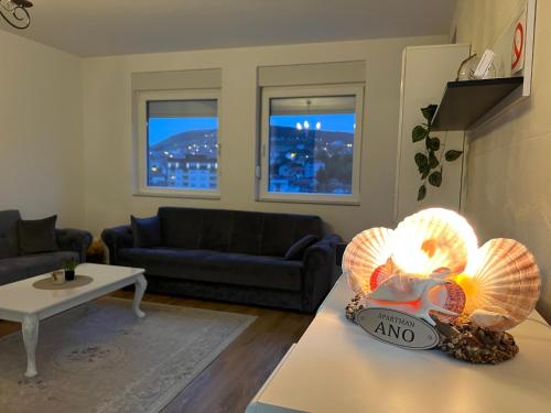 Χώρος καθιστικού στο Apartman Ano LUX