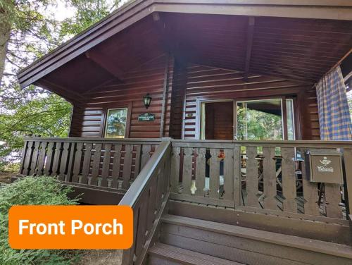 Μπαλκόνι ή βεράντα στο Pineshadow Lodge-Dog Friendly Kenwick Park Louth