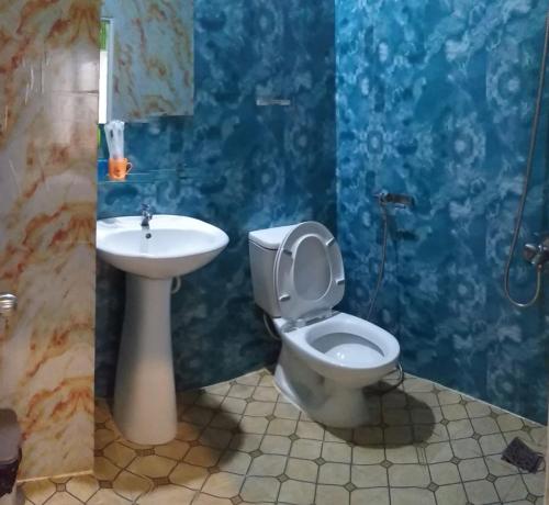 Koupelna v ubytování Ngan Giang Guesthouse