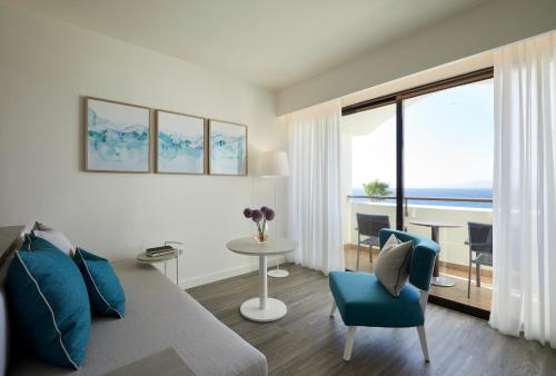 Ein Sitzbereich in der Unterkunft Amus Hotel & Spa