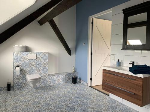 Phòng tắm tại Bed & Breakfast ‘Tuus op Tessel’