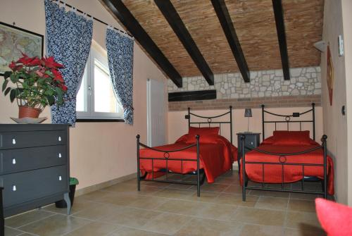 Postel nebo postele na pokoji v ubytování Sosta Fiera B&B