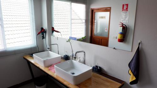 Koupelna v ubytování Daizy House