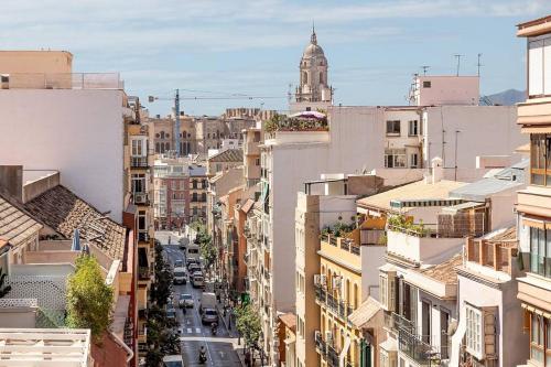 A general view of Málaga or a view of the city taken from Az apartmant