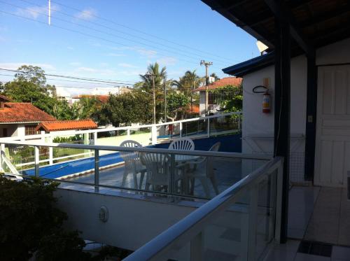 Výhled na bazén z ubytování Residencial Varandas nebo okolí