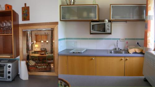 Kuchyň nebo kuchyňský kout v ubytování Apartment Famli Relax Kärnten