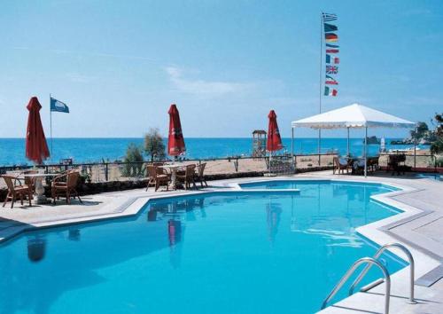 Bazén v ubytovaní Adriatic View Villa alebo v jeho blízkosti