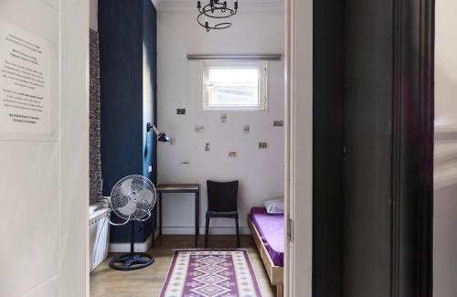 Koupelna v ubytování Moosica Hostel