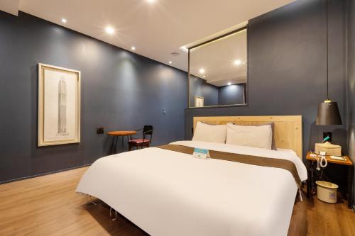 Ένα ή περισσότερα κρεβάτια σε δωμάτιο στο Sorgente Business Hotel