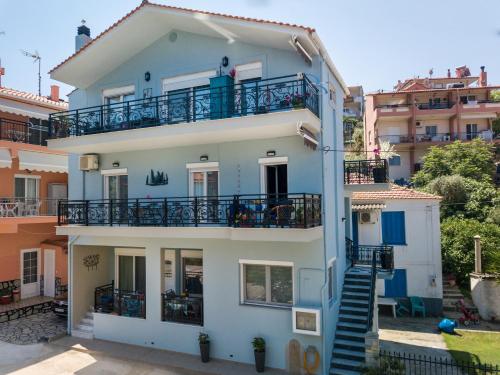 Μπαλκόνι ή βεράντα στο Isalos Apartment