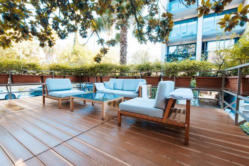 Balkón nebo terasa v ubytování Palmon Bay Hotel & Spa