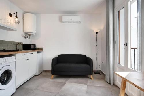 Η κουζίνα ή μικρή κουζίνα στο Apartamentos Vexèr
