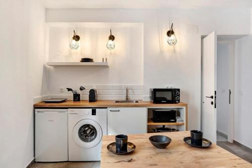 Η κουζίνα ή μικρή κουζίνα στο Apartamentos Vexèr