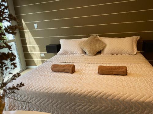 Cama o camas de una habitación en Chardonnay Apartment