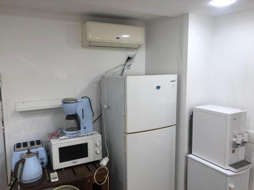 Dapur atau dapur kecil di Chris Hostel