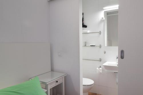 Koupelna v ubytování Hostal La Zona