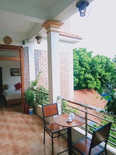 Balkón nebo terasa v ubytování Phi Hung's Unique Homestay