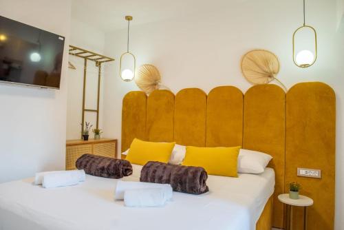 Postel nebo postele na pokoji v ubytování Style rooms Split