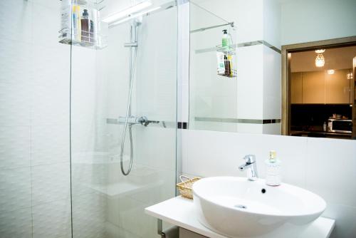 Kúpeľňa v ubytovaní Apartamenty Via Marina