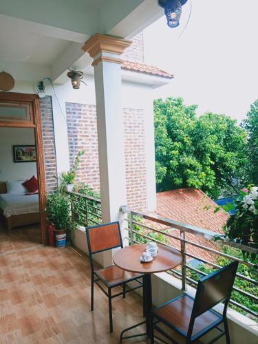 Balkón nebo terasa v ubytování Phi Hung's Unique Homestay