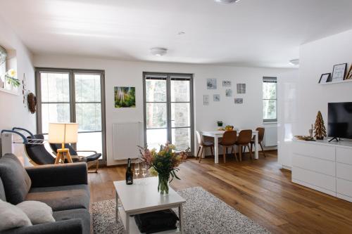 Apartmán s nádherným výhledem v centru Harrachova