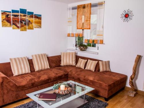 Χώρος καθιστικού στο Ferienwohnung Zetzl
