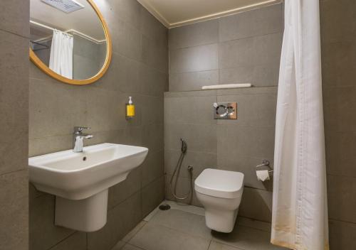 Koupelna v ubytování Bloom Hotel - HITEC City