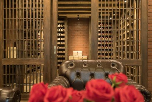 Ein Sitzbereich in der Unterkunft The Ritz-Man Boutique Inn Lijiang
