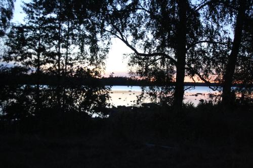 a view of a body of water with trees at Yxkullsund Säteri B&B - Manor & Estate since 1662 in Lagan