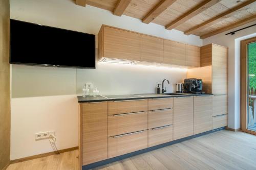 Dapur atau dapur kecil di Lagar Apartement Stamer Hans